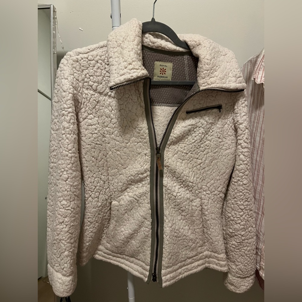 full zip cozy neutral jacket
